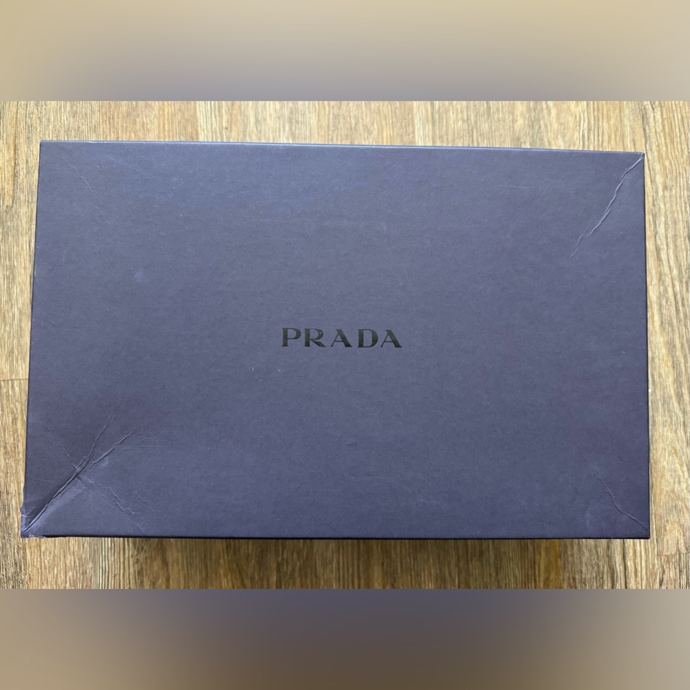 PRADA blue shoe box